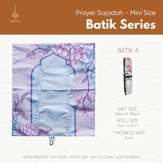 Prayer Sajadah Mini Size - Batik Series (New Arrival!)