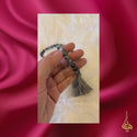 Wispy Grey Black 99 Beads Tasbih