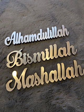 Mashallah Table Decor in Rumi Silver