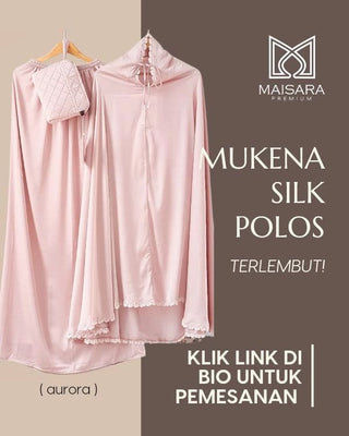 Exclusive Bouquet Prayer Robe Silk Polos in Aurora - hadyaa.store